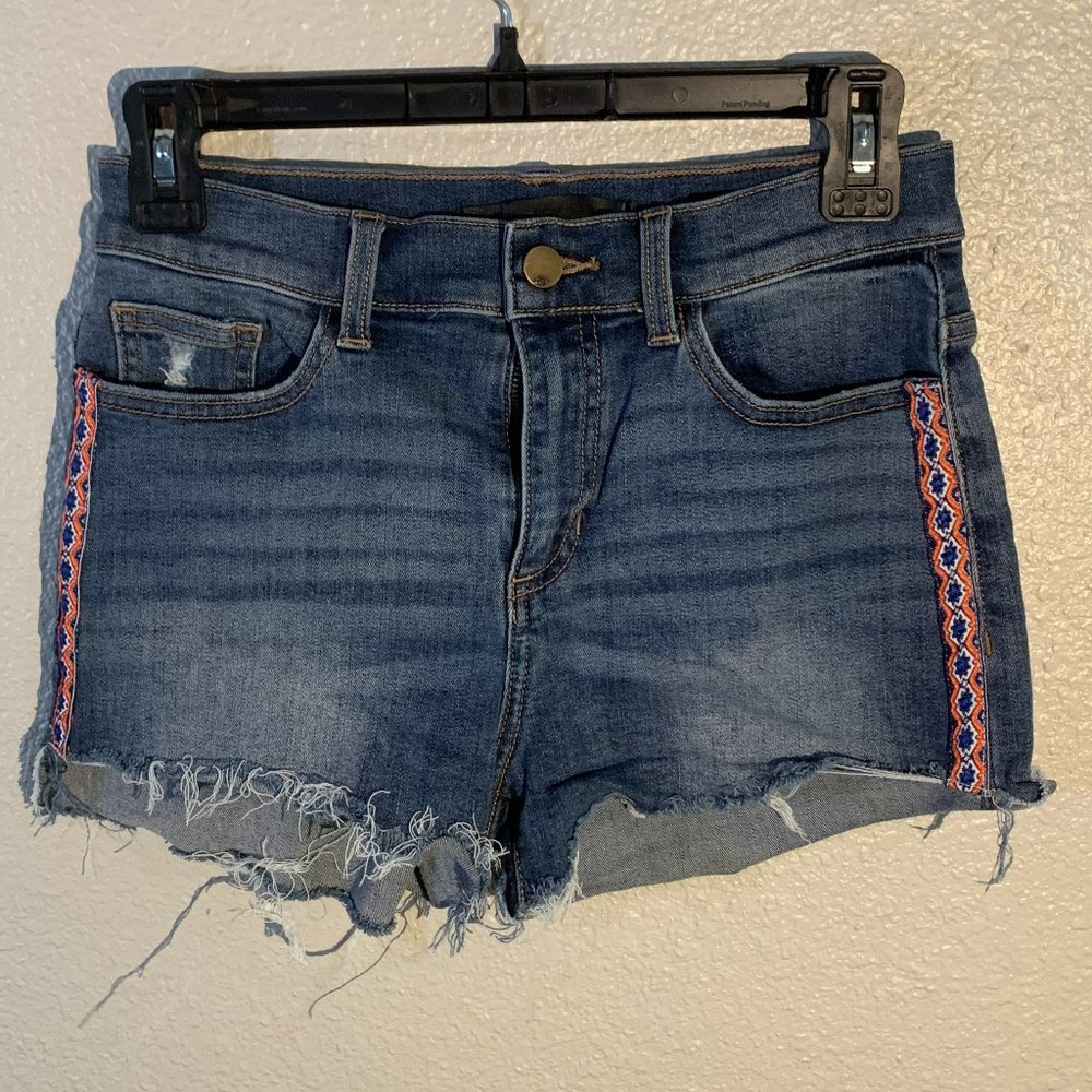 Distressed Jean Shorts